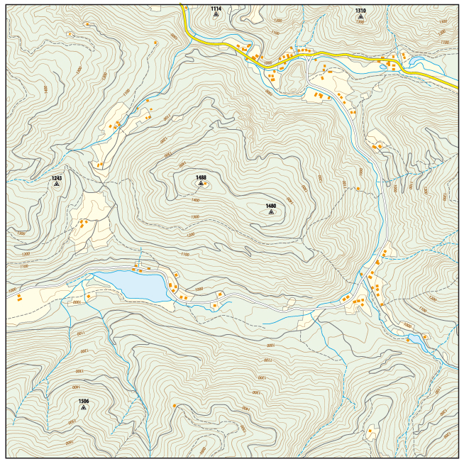 Parts Of A Topographic Map